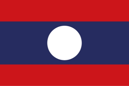 라오스 국기