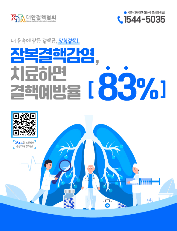 잠복결핵감염 치료하면 결핵예방율 83% 썸네일
